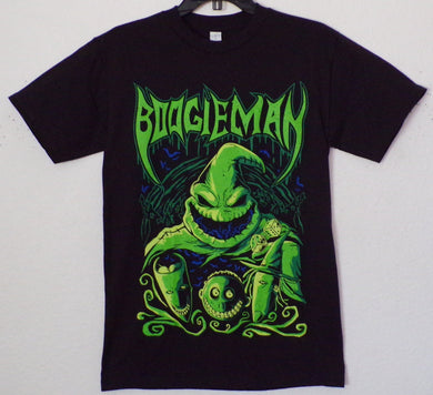 ’Oogie Boogie’ Unisex Adult Silkscreen T-Shirt. Available From Small-3XL. - Unisex Short Sleeve Shirt