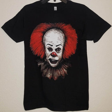 original pennywise it clown adult silkscreent-shirt available from small-3xl unisex movie horror apparel adult shirts tops