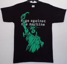 Load image into Gallery viewer, ’Rage Against the Machine Statue Of Liberty’ Adult Silkscreen T-Shirt. Available From Small-3XL. - Unisex Short Sleeve Shirt
