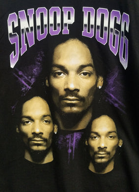 nsnoop dogg triple picture adult silkscreen t-shirt available from small-3xl rap music hip hop rap apparel adult shirts tops