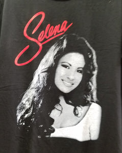 new selena with red writing mens silkscreen t-shirt available from small 3xl women unisex selena music movies men apparel adult tejano shirts tops