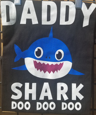 new baby shark doo doo dad mens silkscreen parody t-shirt apparel adult