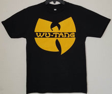 Load image into Gallery viewer, new wu-tang solid shield unisex silkscreen t-shirt available from small-3xl 90s hip hop music women unisex men apparel adult shirts tops
