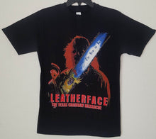 Load image into Gallery viewer, new leatherface the saw is family unisex silkscreen t-shirt available from small-3xl movies apparel horror adult men women shirts tops
