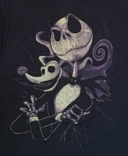 Load image into Gallery viewer, new jack zero from nightmare before christmas unisex silkscreen t-shirt available from small-3xl women unisex movie apparel adult men jack skeillington
